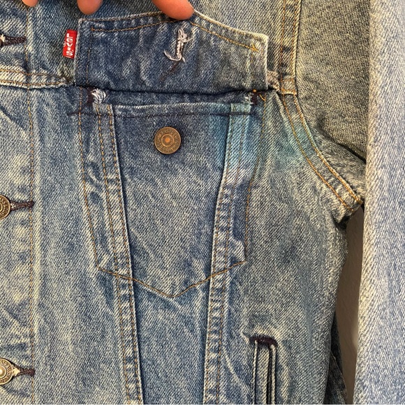 Vintage Levi’s 70s Type III Denim Trucker Jacket - Made in USA - WPL 423 Size 42 - Picture 5 of 14